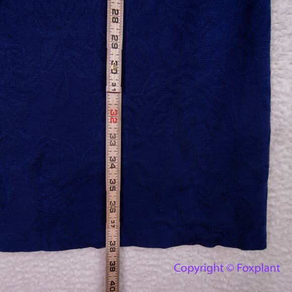 New! White House and Black Market Sheer Sleeve Jacquard Sweater Dress, L - Picture 8 of 14